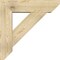 Ekena Millwork Traditional Slat Rough Sawn Bracket w/ Offset Brace, Douglas Fir, 8"W x 30"D x 30"H BKT0806X30X30TRA06RDF - alternate 3